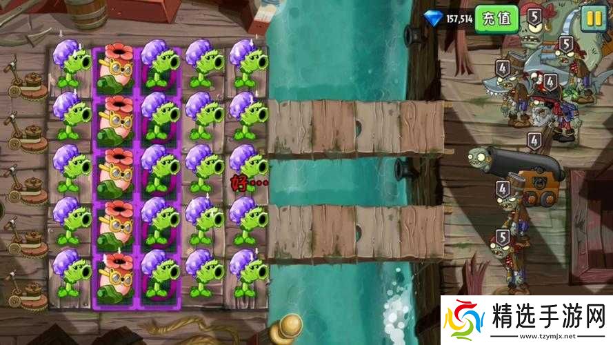 植物大战僵尸2海盗第8关星攻略