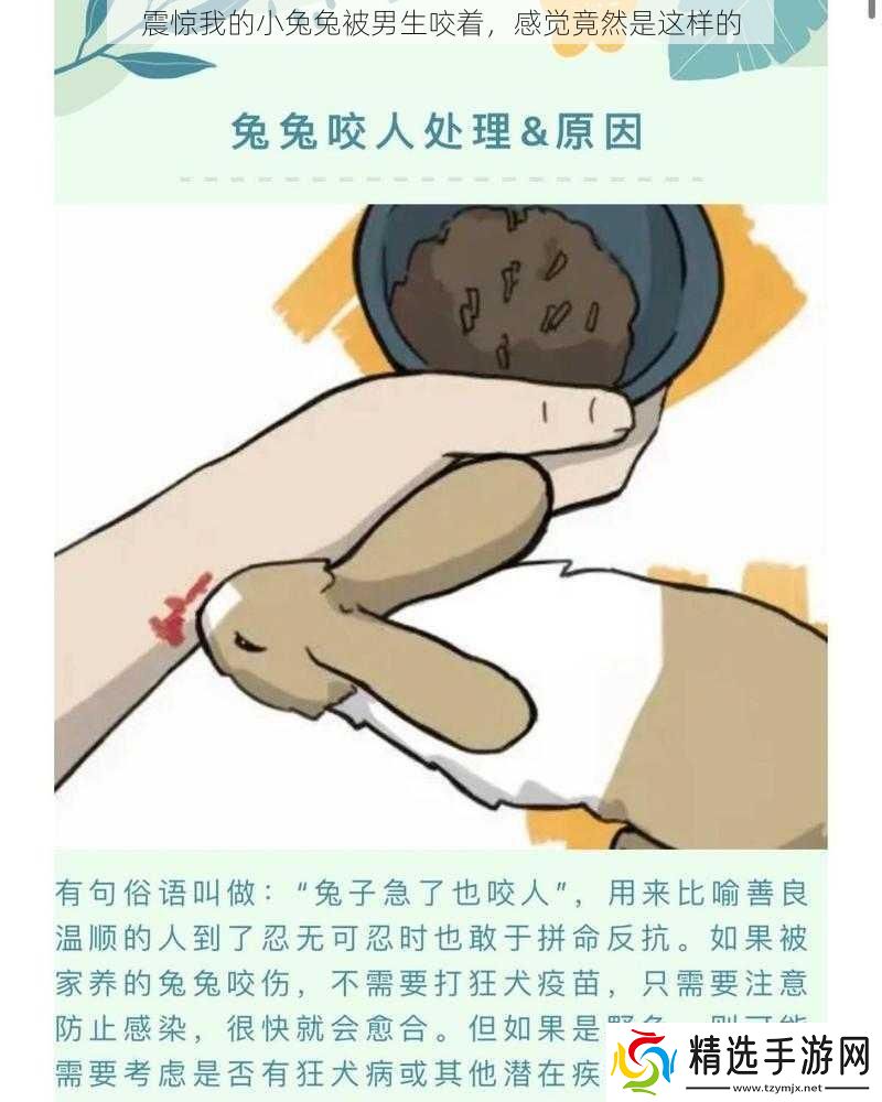 震惊我的小兔兔被男生咬着