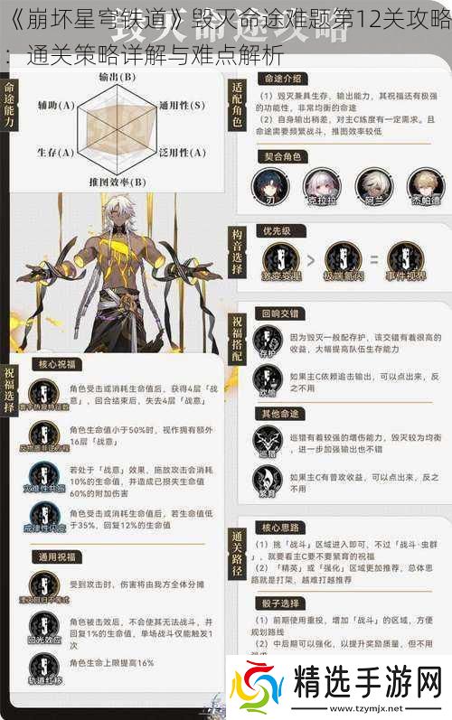 崩坏星穹铁道毁灭命途难题第12关攻略