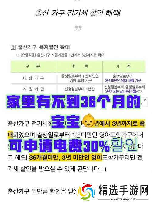 好看的韩国三色电费