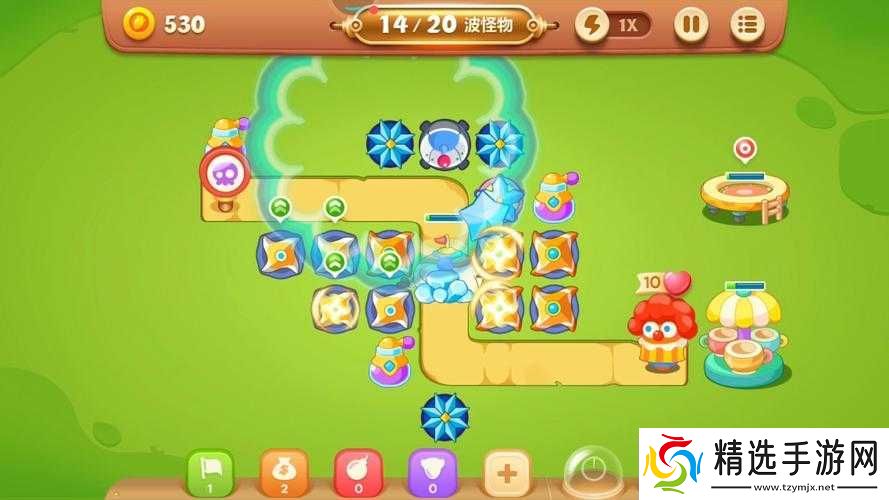 保卫萝卜3冒险模式工厂第22关金萝卜攻略全解析