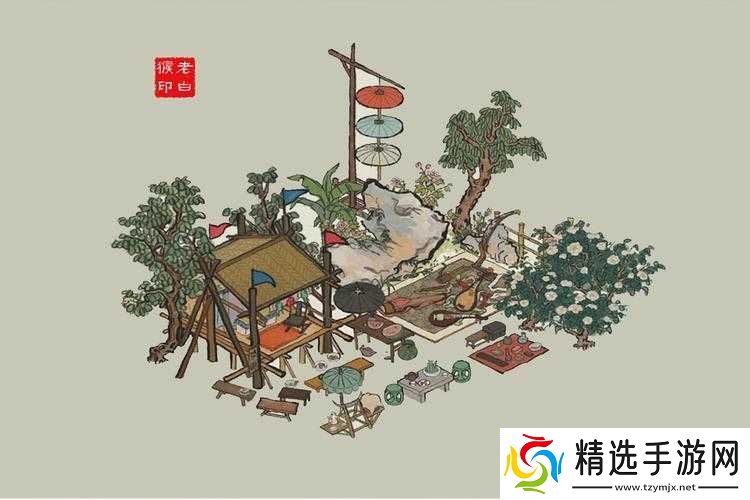 江南百景图街边演出