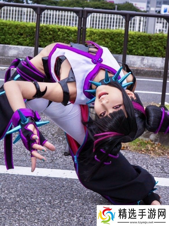 樱花妹COS街头霸王6韩蛛俐俏皮邪魅十分还原！