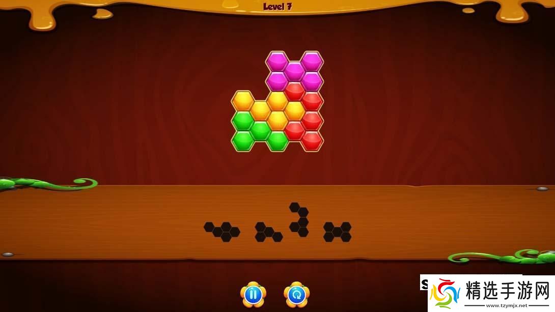 【美版】六边形拼图块