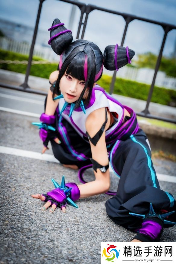 樱花妹COS街头霸王6韩蛛俐俏皮邪魅十分还原！