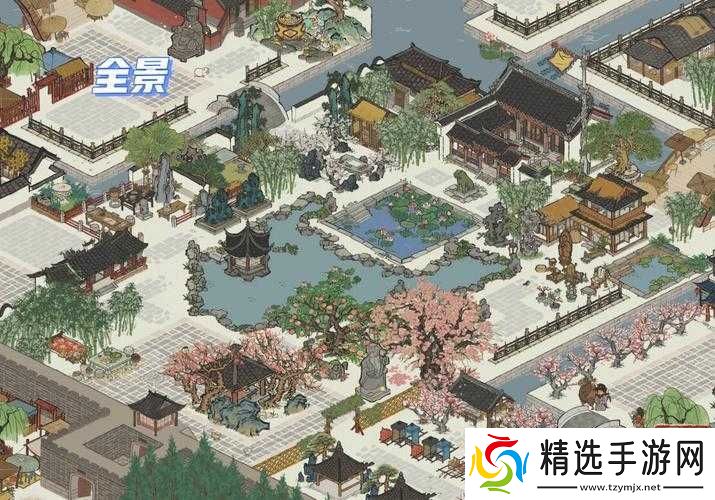 江南百景图建筑布局全景展示