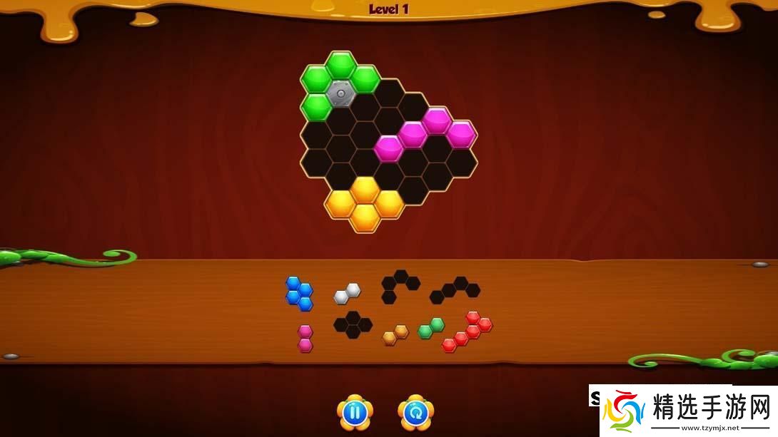 【美版】六边形拼图块