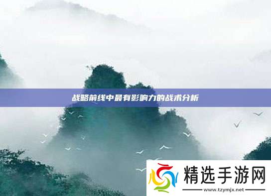 战略前线中最有影响力的战术分析