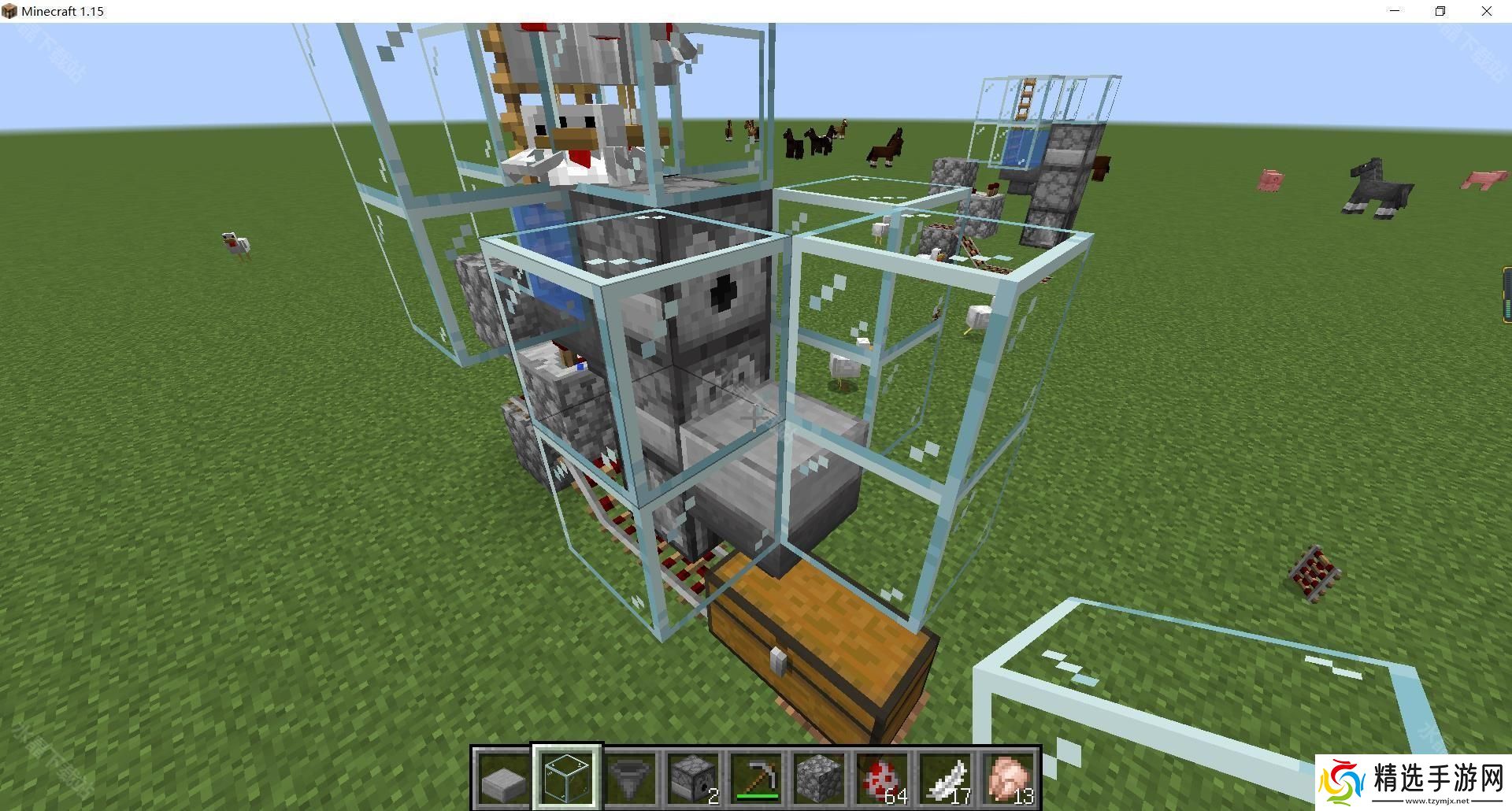 我的世界鸡肉机怎么做