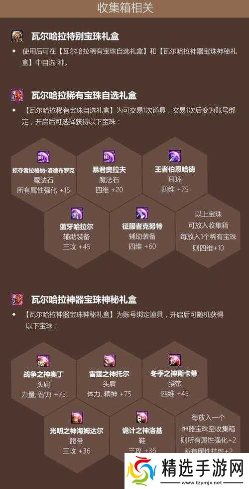 DNF瓦尔哈拉宝珠属性大全及礼盒详解