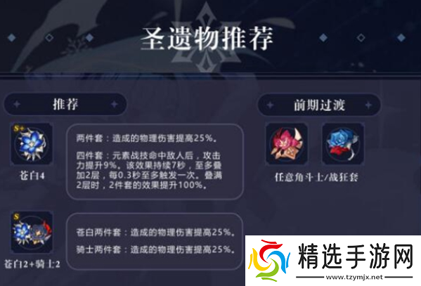 原神优菈圣遗物怎么搭配