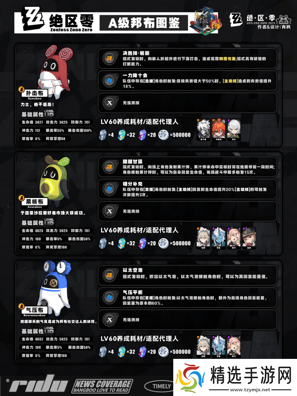 绝区零s邦布开图鉴升星的选择