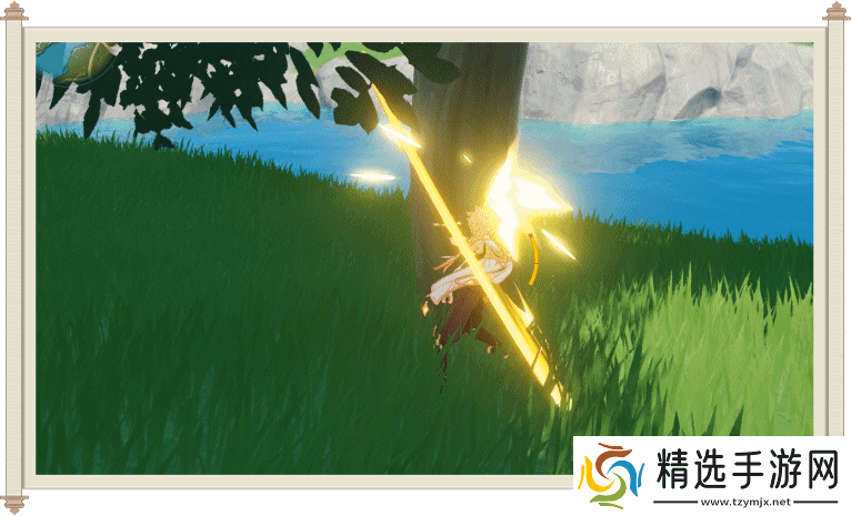 原神手游怎么砍树