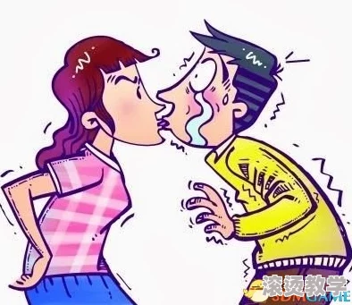 男生把坤坤放进女生的口中