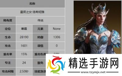 龙息神寂女洛希妮雅技能攻略【更新】