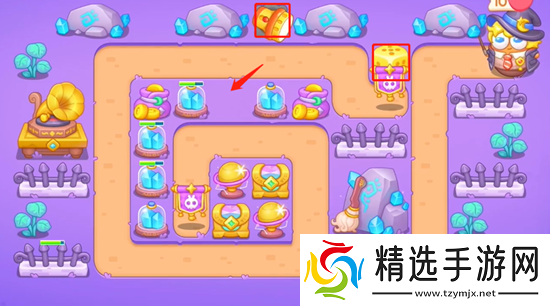 保卫萝卜4阿波与魔法宝藏第6关怎么过