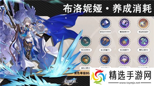 破碎星穹铁路布洛妮娅培养材料清单