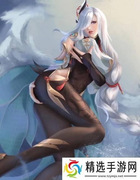 原神申鹤享受流口水图片