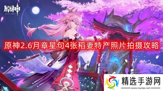 原神2.6月章星句4张稻妻特产照片怎么拍