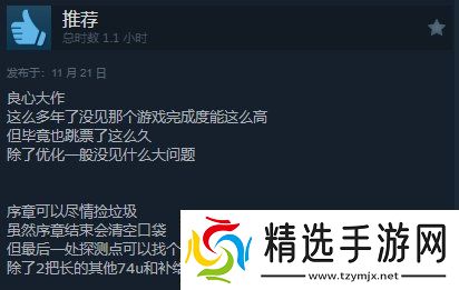 潜行者2Steam获“特别好评”