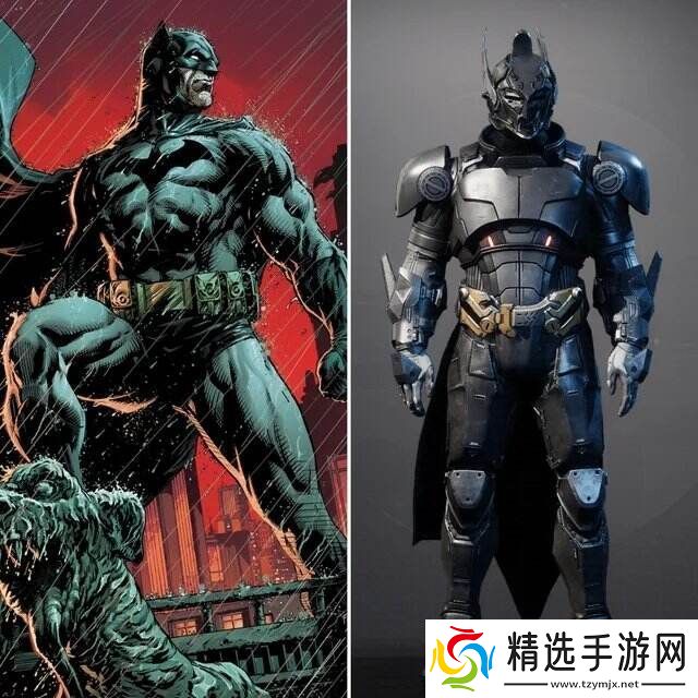 玩家分享用命运2泰坦守护者的盔甲装饰搭配出蝙蝠侠形象
