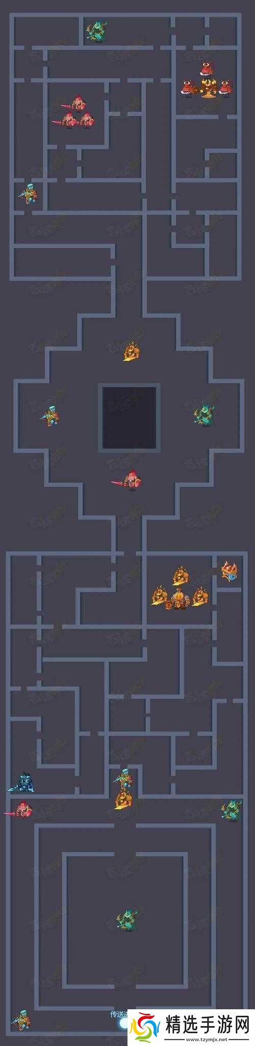 传送门骑士金钩位置详解及藏宝图寻找技巧