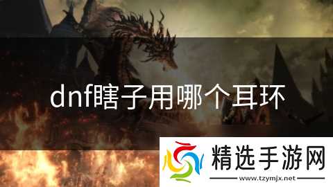 dnf瞎子用哪个耳环