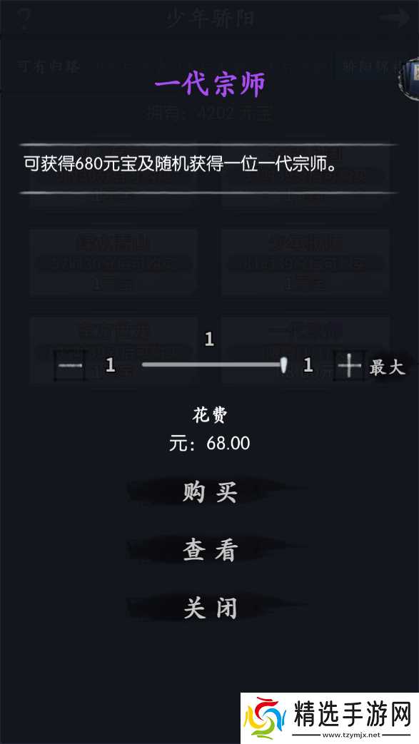 你的江湖少年骄阳