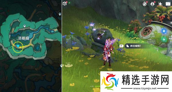 原神彩蝶翩然过谷中任务攻略 彩蝶翩然过谷中五个蝴蝶位置在哪里[多图]图片8