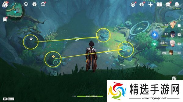 原神彩蝶翩然过谷中任务攻略 彩蝶翩然过谷中五个蝴蝶位置在哪里[多图]图片5