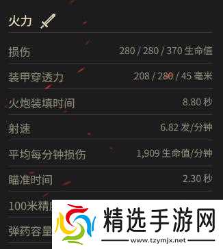 《坦克世界》TL-1 LPC参数一览