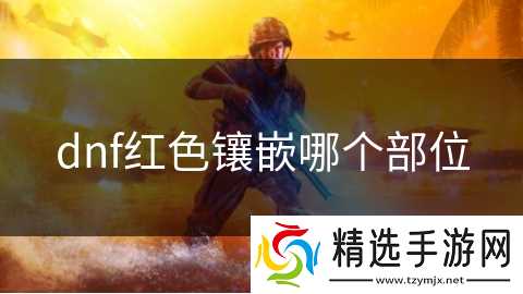 dnf红色镶嵌哪个部位