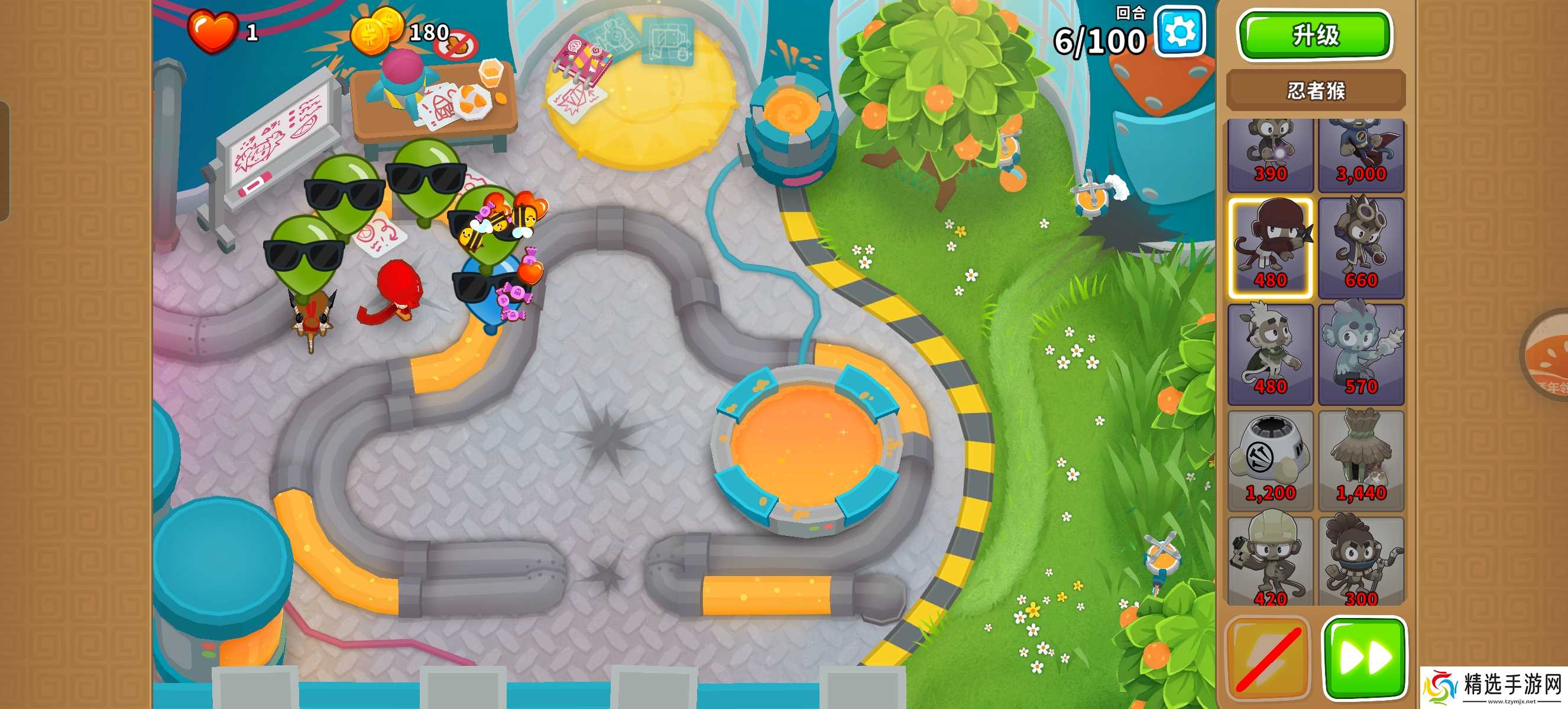 气球塔防6任务:替代极难超猩猩模式攻略(20)