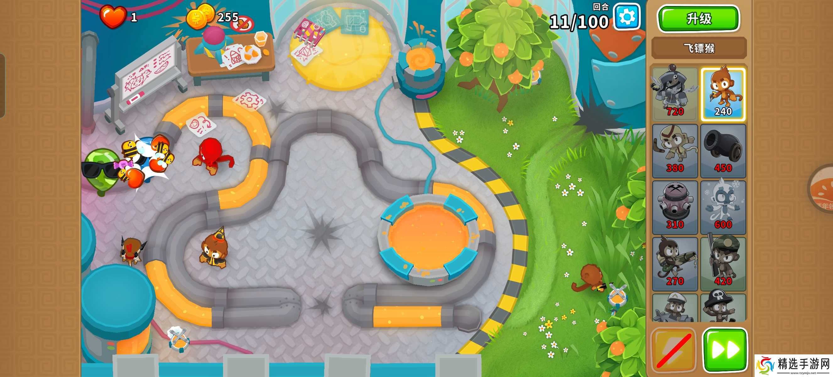 气球塔防6任务:替代极难超猩猩模式攻略(20)