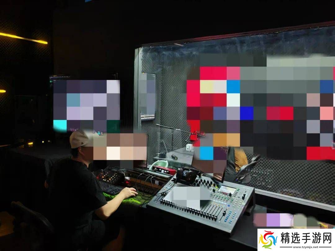 工作室进行后期调整