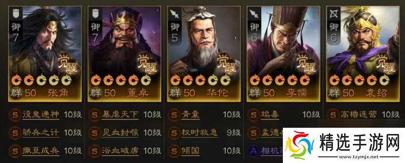 三国志战棋版群雄阵容怎么搭配