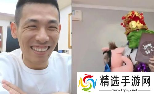 旭旭宝宝连麦搞怪女主播，现场装扮哥布林玩梗，头套一摘网友不淡定了