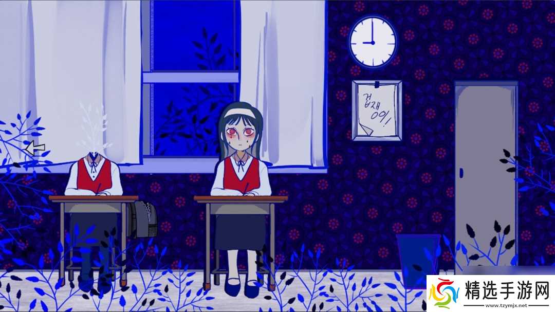 手绘风格指向点击恐怖冒险游戏《燃狱花》Steam页面 年内发售