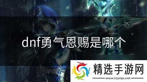 dnf勇气恩赐是哪个
