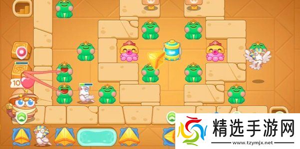 《保卫萝卜4》法老归来第110关通关攻略