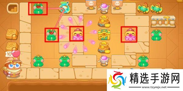 《保卫萝卜4》法老归来第110关通关攻略