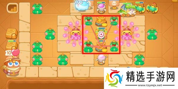 《保卫萝卜4》法老归来第110关通关攻略