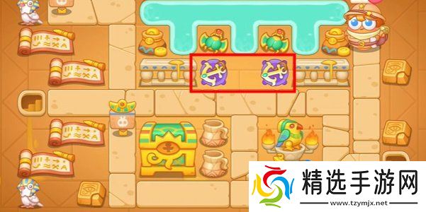 《保卫萝卜4》法老归来第111关通关攻略