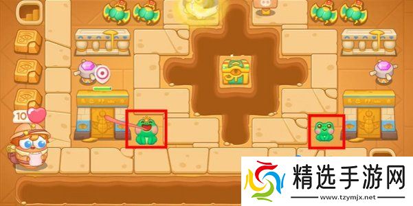 《保卫萝卜4》法老归来第110关通关攻略