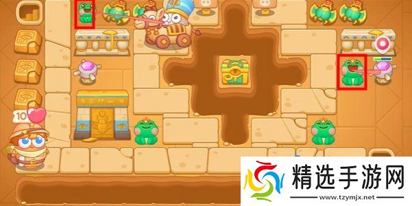 《保卫萝卜4》法老归来第110关通关攻略