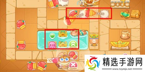 《保卫萝卜4》法老归来第107关通关攻略