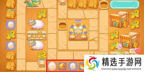 《保卫萝卜4》法老归来第106关通关攻略