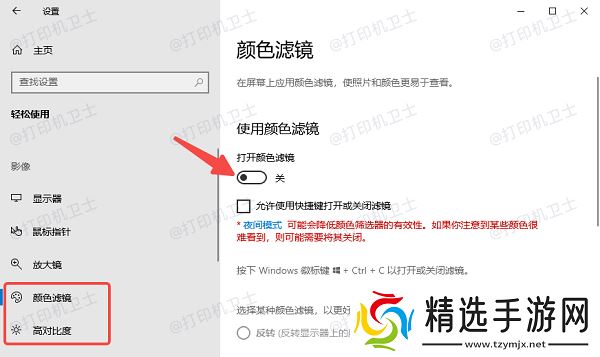 检查操作系统的打印设置或辅助功能
