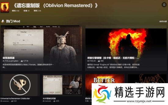NexusMOD恢复《上古卷轴4RE》性别MOD:大量玩家取消会员付费