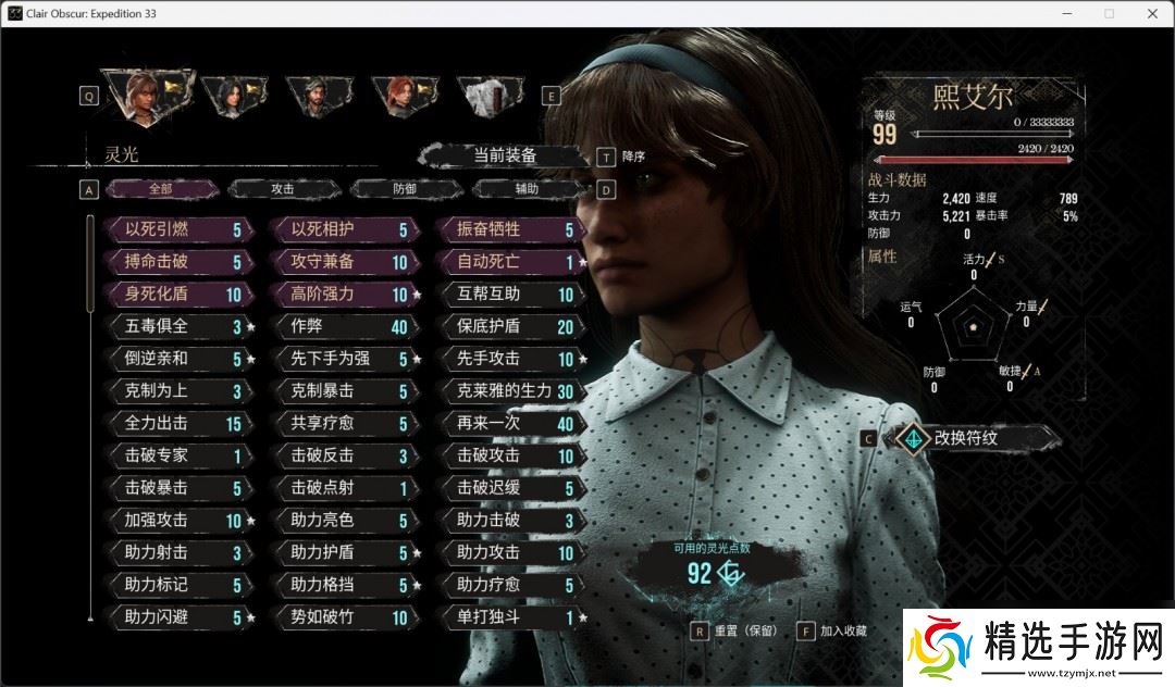 《光与影：33号远征队》角色性能评价分享